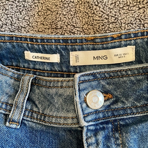 Mango High Waist Culotte Jeans - Picture 8 of 13